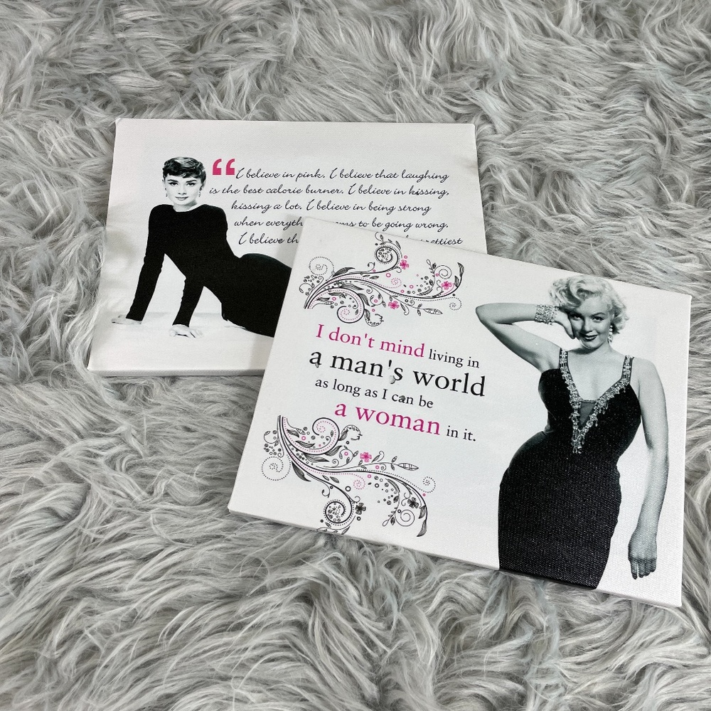 Audrey Hepburn / Marilyn Monroe Decorative